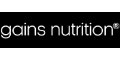 Gains Nutrition cashback